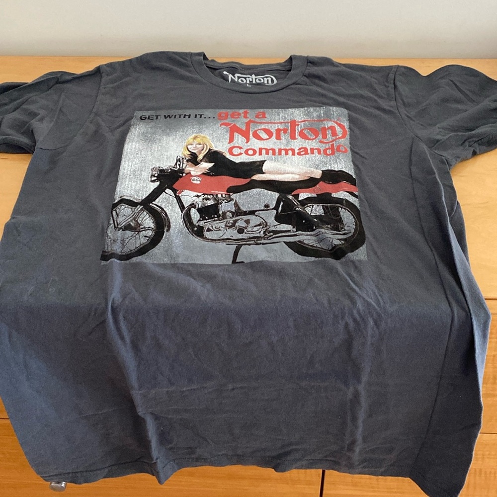 Norton motorcycle Tshirt.